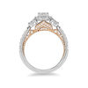 Thumbnail Image 2 of Enchanted Disney Jasmine 1.04 CT. T.W. Diamond Three Stone Engagement Ring in 14K White Gold