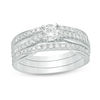 Thumbnail Image 0 of 0.70 CT. T.W. Diamond Bridal Set in 14K White Gold