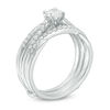 Thumbnail Image 1 of 0.70 CT. T.W. Diamond Bridal Set in 14K White Gold