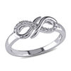 Thumbnail Image 0 of Diamond Accent Infinity Ring in Sterling Silver