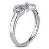 Diamond Accent Infinity Ring in Sterling Silver