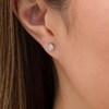 Thumbnail Image 2 of 0.10 CT. T.W. Diamond Solitaire Stud Earrings in 10K White Gold