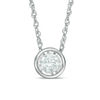 Thumbnail Image 1 of 0.30 CT. Diamond Solitaire Pendant in 10K White Gold