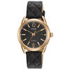 Thumbnail Image 0 of Ladies' Drive from Citizen Eco-Drive® LTR Rose-Tone Strap Watch with Black Dial (Model: FE6083-13E)