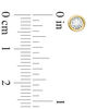 Thumbnail Image 2 of 0.10 CT. T.W. Diamond Solitaire Stud Earrings in 10K Gold