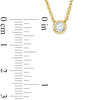 Thumbnail Image 1 of 0.10 CT. Diamond Solitaire Pendant in 10K Gold