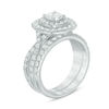 Thumbnail Image 1 of 2.00 CT. T.W. Diamond Double Cushion Frame Bridal Set in 14K White Gold