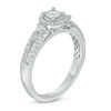 Thumbnail Image 1 of 0.50 CT. T.W. Diamond Frame and Edge Engagement Ring in 10K White Gold