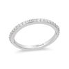 Thumbnail Image 1 of Enchanted Disney Princess 0.18 CT. T.W. Diamond Band in 14K White Gold