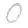 Thumbnail Image 2 of Enchanted Disney Princess 0.18 CT. T.W. Diamond Band in 14K White Gold
