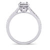Thumbnail Image 3 of Julianna B™ 0.75 CT. T.W. Emerald-Cut Diamond Frame Engagement Ring in 14K White Gold