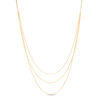 Thumbnail Image 0 of Triple Strand Necklace in 14K Gold