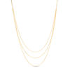 Thumbnail Image 1 of Triple Strand Necklace in 14K Gold