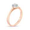 Thumbnail Image 3 of 0.50 CT. T.W. Certified Canadian Diamond Frame Engagement Ring in 14K Rose Gold (I/I1)