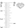 The Kindred Heart from Vera Wang Love Collection Mini Stud Earrings in Sterling Silver