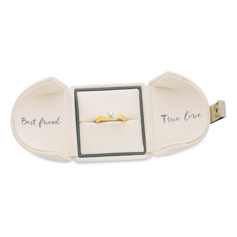 Ever Us™ 0.33 CT. T.W. Two-Stone Diamond Bypass Ring in 14K Gold
