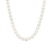Thumbnail Image 1 of Vera Wang Love Collection 6.5-7.0mm Freshwater Cultured Pearl 0.07 CT. T.W. Diamond Strand Necklace in Sterling Silver