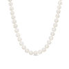 Thumbnail Image 0 of Vera Wang Love Collection 6.5 - 7.0mm Cultured Freshwater Pearl 0.07 CT. T.W. Diamond Strand Necklace in Sterling Silver