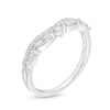 Thumbnail Image 3 of 0.33 CT. T.W. Diamond Art Deco Contour Anniversary Band in 14K White Gold