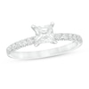 Thumbnail Image 1 of 0.70 CT. T.W. Certified Canadian Princess-Cut Diamond Engagement Ring in 14K White Gold (I/I2)