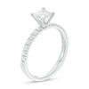 Thumbnail Image 2 of 0.70 CT. T.W. Certified Canadian Princess-Cut Diamond Engagement Ring in 14K White Gold (I/I2)
