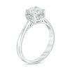 Thumbnail Image 1 of 1.25 CT. T.W. Certified Canadian Diamond Frame Engagement Ring in 14K White Gold (I/I1)