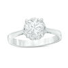 Thumbnail Image 0 of 1.50 CT. T.W. Certified Canadian Diamond Frame Engagement Ring in 14K White Gold (I/I1)