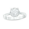 Thumbnail Image 1 of 1.50 CT. T.W. Certified Canadian Diamond Frame Engagement Ring in 14K White Gold (I/I1)