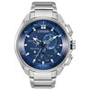 Thumbnail Image 1 of Citizen Eco-Drive® Proximity Pryzm Chronograph Smart Watch with Blue Dial (Model: BZ1021-54L)