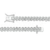 1.98 CT. T.W. Diamond Tennis Necklace in Sterling Silver - 17"