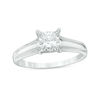 Thumbnail Image 0 of 0.63 CT. T.W. Princess-Cut Diamond Solitaire Engagement Ring in 10K White Gold