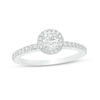 Thumbnail Image 0 of 0.75 CT. T.W. Diamond Frame Engagement Ring in 14K White Gold