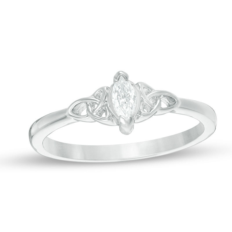 Marquise cut deals promise rings