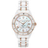 Thumbnail Image 0 of Ladies' Bulova Marine Star Diamond Accent Two-Tone Ceramic Watch with Mother-of-Pearl Dial (Model: 98R241)