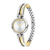 Ladies' Movado Aleena Two-Tone Bangle Watch with Silver-Tone Dial (Model