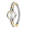 Thumbnail Image 1 of Ladies' Movado Aleena Two-Tone Bangle Watch with Silver-Tone Dial (Model: 0607150)