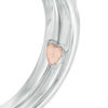 Thumbnail Image 3 of 0.30 CT. T.W. Quad Princess-Cut Diamond Frame Interlocking Bridal Set in 10K Two-Tone Gold