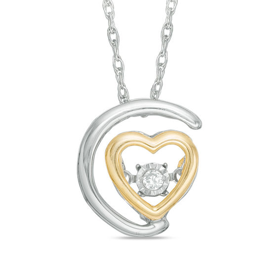 Dancing diamond necklace peoples store