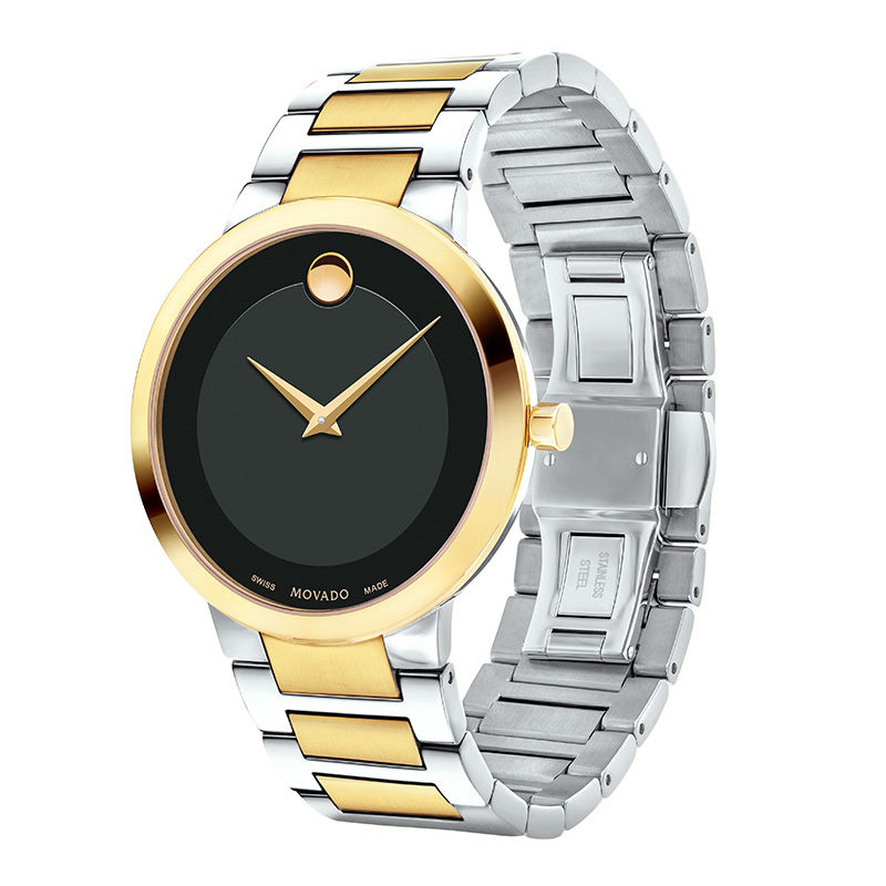 Peoples Jewellers Men s Movado Modern Classic Two Tone PVD Watch