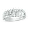 Thumbnail Image 0 of 0.50 CT. T.W. Diamond Multi-Row Anniversary Band in 10K White Gold