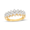 0.50 CT. T.W. Diamond Multi-Row Band in 10K Gold
