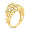 Thumbnail Image 2 of 1.00 CT. T.W. Diamond Pyramid Anniversary Ring in 10K Gold