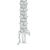 Thumbnail Image 1 of 1.00 CT. T.W. Diamond Two Stone Link Bracelet in Sterling Silver - 7.5"