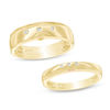 Thumbnail Image 0 of 0.04 CT. T.W. Diamond Duo Wedding Band Set in 10K Gold