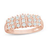 Thumbnail Image 0 of 0.50 CT. T.W. Diamond Multi-Row Anniversary Band in 10K Rose Gold