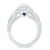 Thumbnail Image 2 of Vera Wang Love Collection 1.18 CT. T.W. Diamond Double Cushion Frame Engagement Ring in 14K White Gold