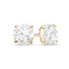 Thumbnail Image 1 of 5.0mm Cubic Zirconia Solitaire Stud Earrings in 14K Gold