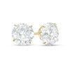 Thumbnail Image 1 of 7.0mm Cubic Zirconia Solitaire Stud Earrings in 14K Gold