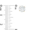Thumbnail Image 2 of 7.0mm Cubic Zirconia Solitaire Stud Earrings in 14K Gold
