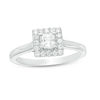 Thumbnail Image 1 of 0.50 CT. T.W. Princess-Cut Diamond Frame Engagement Ring in 10K Two-Tone Gold